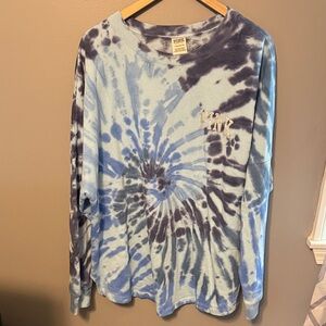 PINK Victoria's Secret Blue Long Sleeve Shirt